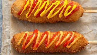 Quick and Easy Corn Dog Recipe Shorts [upl. by Roban]