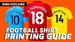 ⚽ Football Shirt Printing Guide  How to Customize amp Print Soccer Jerseys [upl. by Eeloj]