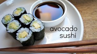 How to Make Avocado Sushi [upl. by Koosis45]