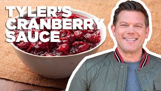 Tyler Florence Makes CranberryOrange Sauce  Tylers Ultimate  Food Network [upl. by Stilwell]