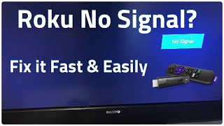 ROKU No Signal  How To Easily Fix It [upl. by Krischer912]