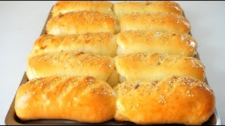 Softest And Fluffiest Ham And Cheese Bread So Easy To Make [upl. by Anialem]