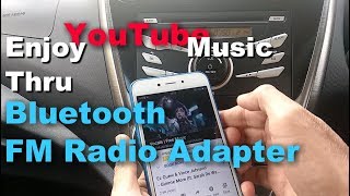 HOW TO SETUP CAR BLUETOOTH MP3 FM TRANSMITTER MODULATOR ADAPTER [upl. by Meerak]