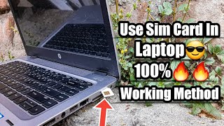 How To Install SIM Card In Laptop [upl. by Chrisse896]