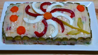 Como preparar ensalada Rusa casera Ensaladilla [upl. by Doubler]