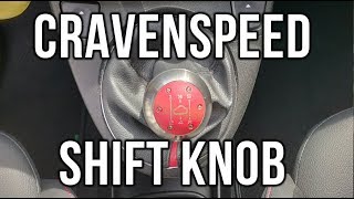 Fiat 500 Cravenspeed shift knob install [upl. by Ardekan]