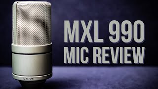 MXL 990 Condenser Microphone Review  Test [upl. by Macnair784]