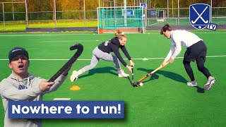 Defend tutorial Pushing to the side  Hockey Heroes TV [upl. by Smukler323]