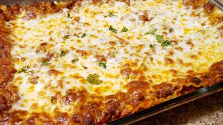 Homemade Lasagna Recipe  Easy amp Delicious  The simple way [upl. by Lasonde]