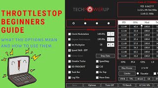 Throttlestop Guide for Beginners  All Throttlestop Settings Explained [upl. by Soalokcin]