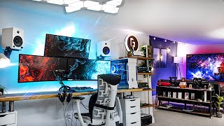 My 2021 ULTIMATE Gaming Setup amp YouTube Studio Tour [upl. by Enitsyrhc]