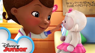 Lambie Practices Social Distancing  Doc McStuffins  Disney Junior [upl. by Norrad]