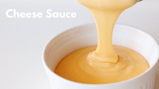 EASY HOMEMADE CHEESE SAUCE RECIPE  NACHO CHEESE SAUCE RECIPE [upl. by Harriot]