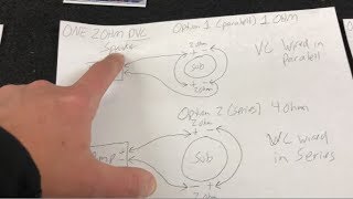 HOW TO  SINGLE SUB DUAL VOICE COIL WIRING [upl. by Deuno]