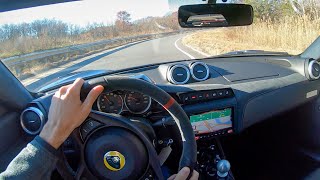 2020 Lotus Evora GT POV Review  Binaural Audio [upl. by Ahsilrak]