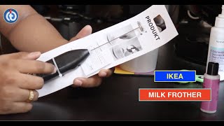 IKEA MILK FROTHER Review amp Battery Installation [upl. by Adla]