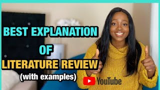 Literature Review Writing 2021 How to write a literature review FAST with example [upl. by Delos521]