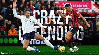 Crazy Football Defensive Skills amp Tackles  2020  HD [upl. by Fowkes]