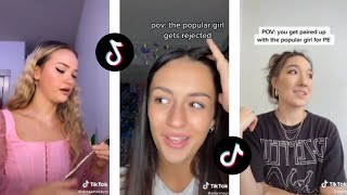 POV Popular Girl  Tiktok Compilation [upl. by Bilek]