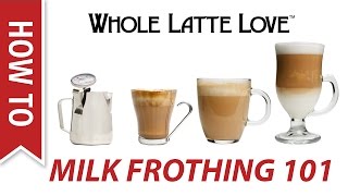 Milk Frothing for Beginners [upl. by Hyde960]