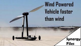 Wind powered car that goes faster than wind [upl. by Azilef]