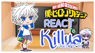 BNHA reacts to Killua Zoldyck [upl. by Dareece397]