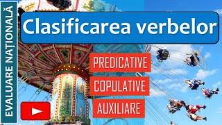 CLASIFICAREA VERBELOR  predicative copulative auxiliare [upl. by Libys]