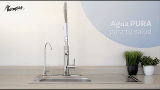 Instalación del Purificador y Alcalinizador de Agua bajo Tarja [upl. by Ronn440]