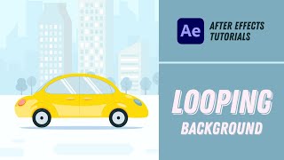 Animating a Looping Background  After Effects Tutorial 2 [upl. by Penthea335]