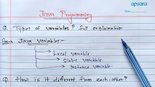 Local Static and Instance variables in Java  Learn Coding [upl. by Dorinda52]