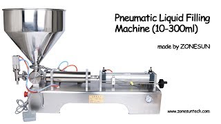 How to use the 10300ml pneumatic volumetric Softdrin liquid filling machine [upl. by Nirrac520]