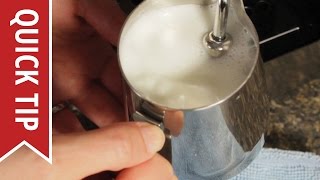 How to AutoFroth Milk for Lattes [upl. by Dett]