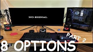 How To Fix Computer No Display Or No Signal  PART 2 [upl. by Aicia]