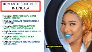 LEARN LINGALA  DEEP ROMANTIC SENTENCES FOR LOVERS [upl. by Nednarb37]