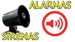 Alarmas y sirenas  Efectos de sonido [upl. by Gildea170]