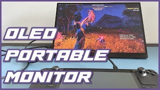 Magedok OLED Portable Monitor Review 16Inch  Steam Deck [upl. by Aehsila]