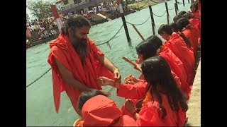 Sanyas Diksha Mahotsav  Patanjali Yogpeeth Haridwar  25 March 2018 Part 3 [upl. by Nohs397]