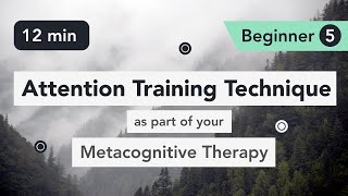 Attention Training Technique ATT in Metacognitive Therapy Beginner 5 [upl. by Bully]