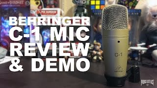 Behringer C1 Condenser Mic Review  Test [upl. by Alyose]