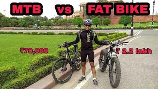 FAT BIKE vs MTB  which one should you buy [upl. by Aicener]