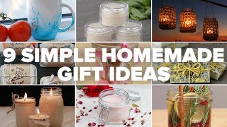 9 Simple Homemade Gift Ideas [upl. by Adamina]