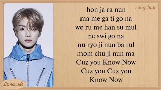 NCT U  Know Now Easy Lyrics [upl. by Anayra802]