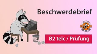 Beschwerdebrief B2 Sprachkurs  Prüfungsvorbereitung B2 telc [upl. by Nnylyma]