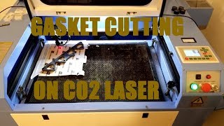 Gasket Cutting on Laser Cutter [upl. by Attej181]