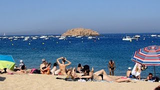 Tossa de Mar Beach Catalonia Spain June 2018 [upl. by Swayder]