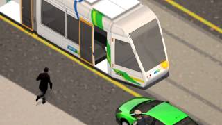 Vic Roads  Road Rules 5  Passing Or Overtaking Trams [upl. by Lamar]