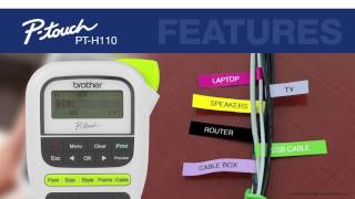 Easy Portable Label Maker  Brother PTH110 [upl. by Dupuy]