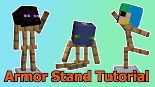 ARMOR STAND BOOK TUTORIAL  Beginners guide  Minecraft 115 [upl. by Swarts]