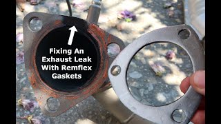 Fixing Exhaust Leaks With Remflex Gaskets  It Works [upl. by Akinnor]