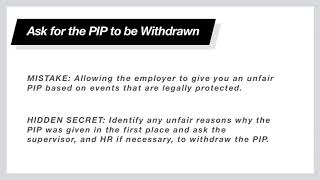 Never Make These 11 PIP Mistakes Hidden Secrets to Surviving your PIP [upl. by Champagne]